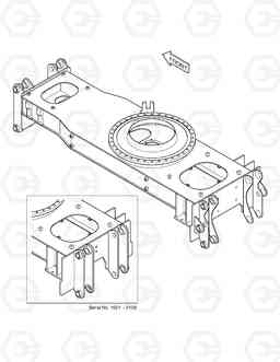 6250 CHASSIS FRAME(OPTION) SOLAR 140W-V, Doosan
