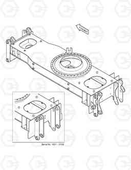 6250 CHASSIS FRAME(OPTION) SOLAR 140W-V, Doosan