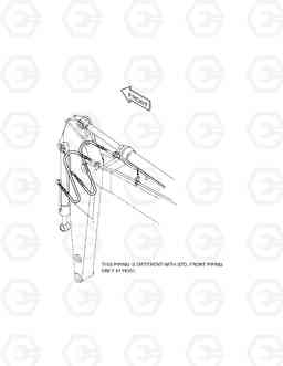 6490 FRONT PIPING-BOOM4.3m+ARM2.25m SOLAR 140W-V, Doosan