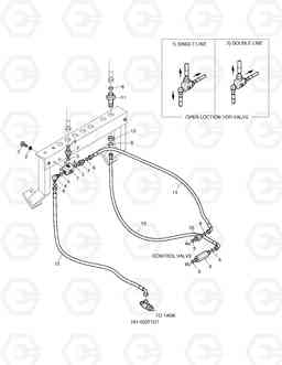 6900 MAIN PIPING-ARTI. BOOM-2 WAY SOLAR 140W-V, Doosan