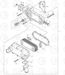 020 OIL COOLER M300-V (DE08TIS D114, Doosan