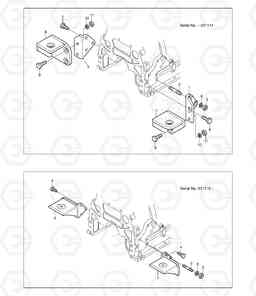 030 ENGINE MOUNTING M300-V (DE08TIS D114, Doosan