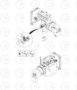 1540 ELECTRIC WIRING(2)-ENGINE M300-V (DE08TIS D114, Doosan