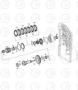 3170 CLUTCH-K4-TRANSMISSION M300-V (DE08TIS D114, Doosan