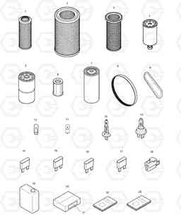 4110 SPARE PARTS M300-V (DE08TIS D114, Doosan