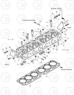 005 CYLINDER HEAD SOLAR 470LC-V, Doosan