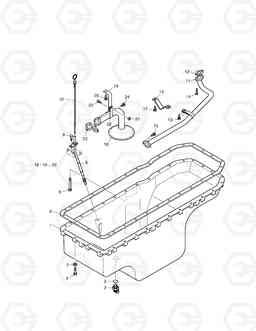 011 OIL PAN SOLAR 470LC-V, Doosan