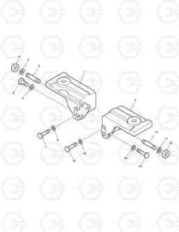 029 ENGINE MOUNTING SOLAR 470LC-V, Doosan