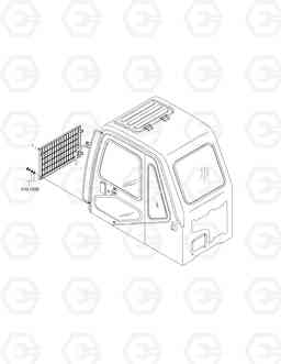 6180 CABIN LOW GUARD SOLAR 470LC-V, Doosan