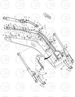 6755 BOOM PIPING-HEAVY DUTY SOLAR 470LC-V, Doosan