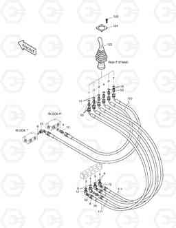 1340 PILOT PIPING(5) SOLAR 180W-V, Doosan