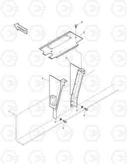 1640 SUPPORT-CONDENSER SOLAR 180W-V, Doosan