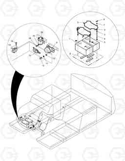 1810 ELECTRIC PARTS(5)-BATTERY SOLAR 180W-V, Doosan