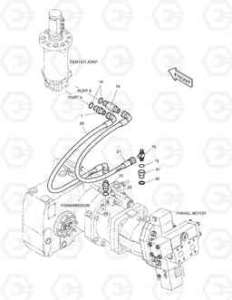 2230 PROPELLING PIPING(3)-DRAIN SOLAR 180W-V, Doosan