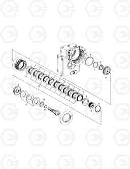 4540 2nd GEAR CLUTCH-TRANSMISSION SOLAR 180W-V, Doosan