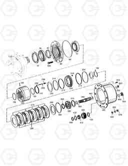 4650 OUTPUT-FRONT AXLE SOLAR 180W-V, Doosan