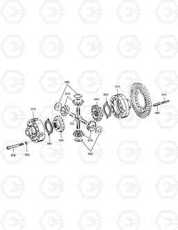 4680 DIFFERENTIAL-REAR AXLE SOLAR 180W-V, Doosan