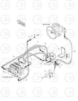 6430 PILOT PIPING-ONE WAY & ARTI.BOOM SOLAR 180W-V, Doosan