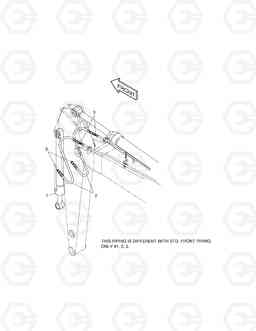 6570 ARM PIPING-ARM 2.2m(ARTI.BOOM) SOLAR 180W-V, Doosan