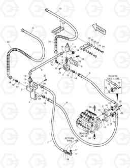 6750 MAIN PIPING-PE3C SOLAR 180W-V, Doosan