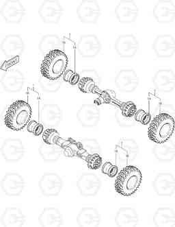 1150 WHEEL ASS'Y TXL250-1, Doosan