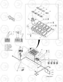 1410 ELECTRIC PARTS(2)-SWITCH BOX TXL250-1, Doosan