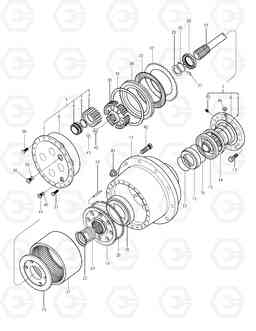 3450 REAR PLANETARY GEAR-OPT. TXL250-1, Doosan