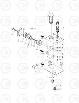 3490 UNLOADER VALVE TXL250-1, Doosan