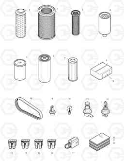 4110 SPARE PARTS TXL250-1, Doosan