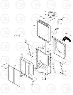 1120 RADIATOR & OIL COOLER SOLAR 140W-V, Doosan