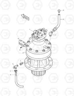 1195 SWING DEVICE-OPTION SOLAR 140W-V, Doosan