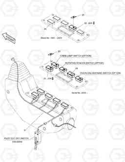 1770 ELECTRIC PARTS(3)-STAND L.H. SOLAR 140W-V, Doosan