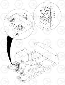 1790 ELECTRIC PARTS(5)-BATTERY SOLAR 140W-V, Doosan