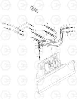 2171 BLADE PIPING SOLAR 140W-V, Doosan