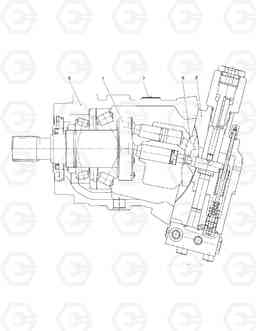 4190 PISTON MOTOR-TRAVEL MOTOR SOLAR 140W-V, Doosan