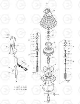 4300 REMOTE CONTROL VALVE-3 SWITCH SOLAR 140W-V, Doosan