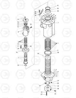 4370 CENTER JOINT SOLAR 140W-V, Doosan