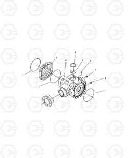 4570 DIFFERENTIAL HOUSING-FRONT AXLE SOLAR 140W-V, Doosan