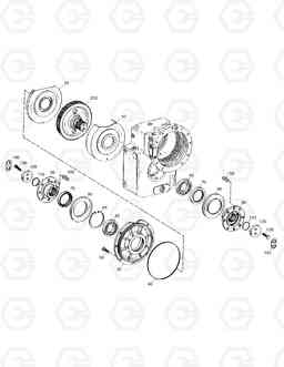 4770 OUTPUT SHAFT-TRANSMISSION SOLAR 140W-V, Doosan