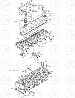 005 CYLINDER HEAD MEGA200-V TONY, Doosan