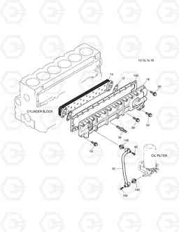 009 OIL COOLER MEGA200-V TONY, Doosan