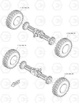 1150 WHEEL ASS'Y MEGA200-V TONY, Doosan