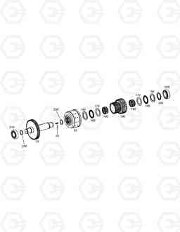 3140 COUPLING K2-T/MISSION(5) MEGA200-V TONY, Doosan