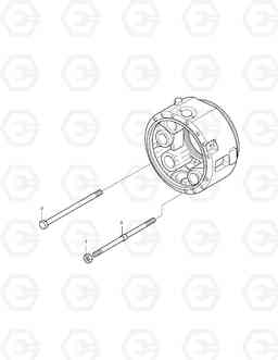 3310 INTERMEDIATE CONNECT-FRONT AXLE MEGA200-V TONY, Doosan