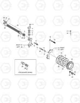 3350 BRAKE-FRONT AXLE MEGA200-V TONY, Doosan