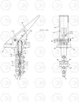 3460 BRAKE FOOT VALVE MEGA200-V TONY, Doosan