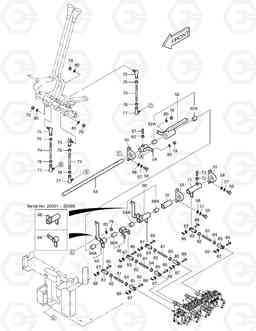 1180 CONTROL LEVER(2) SOLAR 030PLUS, Doosan