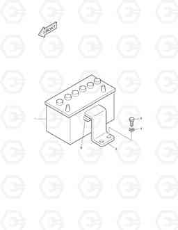 1360 ELECTRIC PARTS(3) - BATTERY SOLAR 030PLUS, Doosan