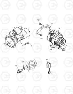 174 ELECTRICAL CONTROL PARTS SOLAR 030PLUS, Doosan