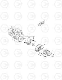 1280 PUMP MOUNTING SOLAR 035, Doosan